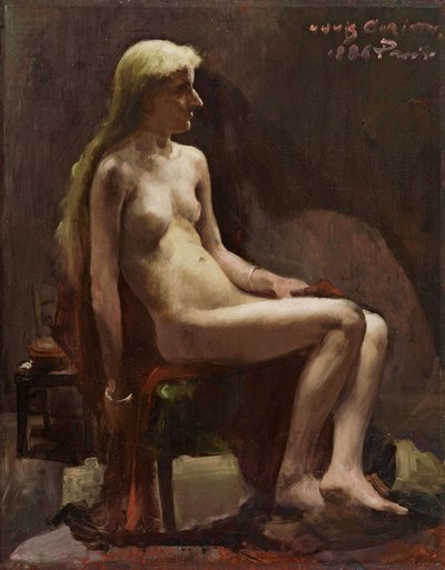 Desnudo Femenino Sentado de Lovis Corinth